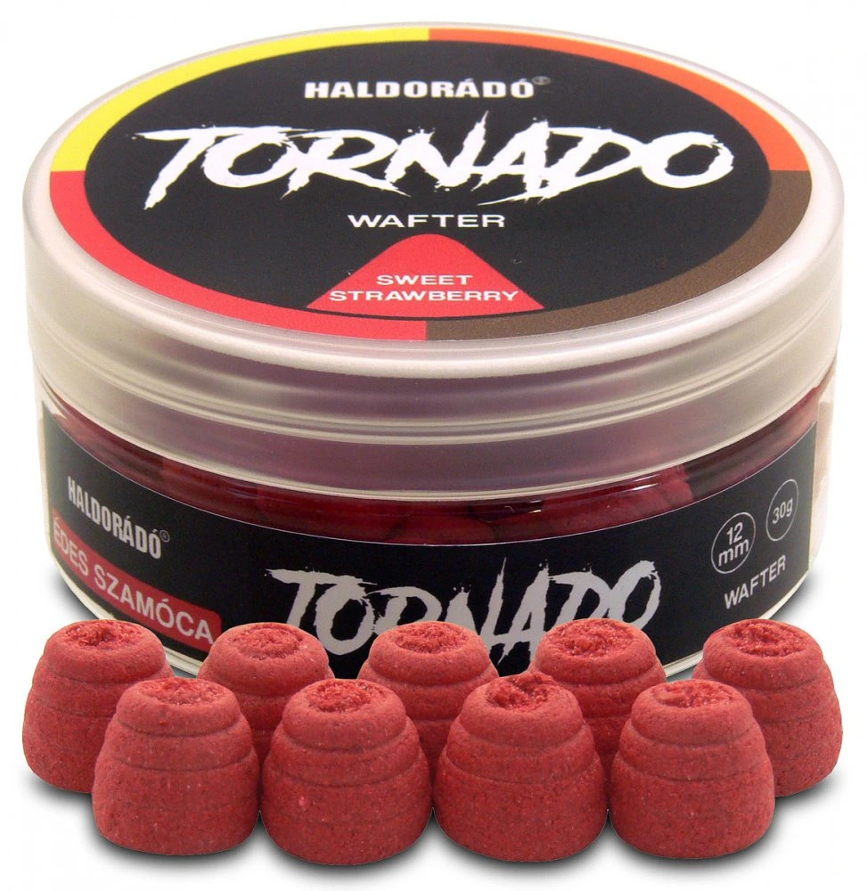 Haldorádó Wafters Tornado 12mm 30g Hmotnost: 30g, Průměr: 12mm, Příchuť: Sladká Jahoda