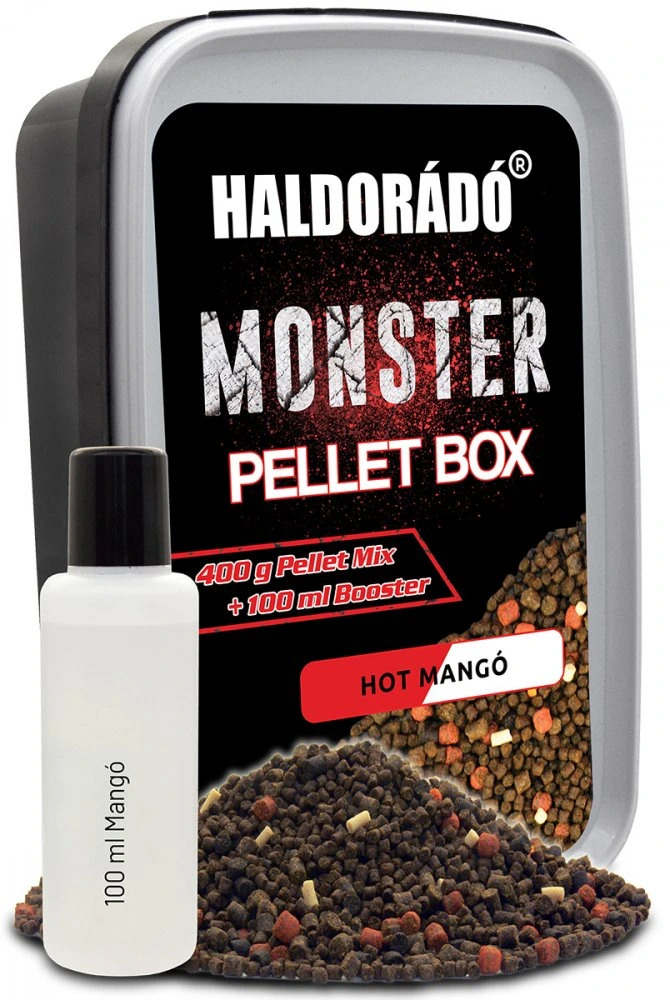 Haldorádó Pelety Monster Pellet Box 2mm 400g Hmotnost: 400g, Průměr: 2mm, Příchuť: Játra-Krev - Obrázek 3