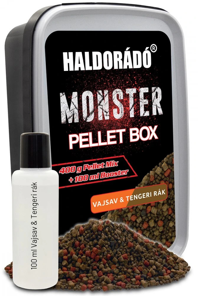 Haldorádó Pelety Monster Pellet Box 2mm 400g Hmotnost: 400g, Průměr: 2mm, Příchuť: Játra-Krev - Obrázek 4