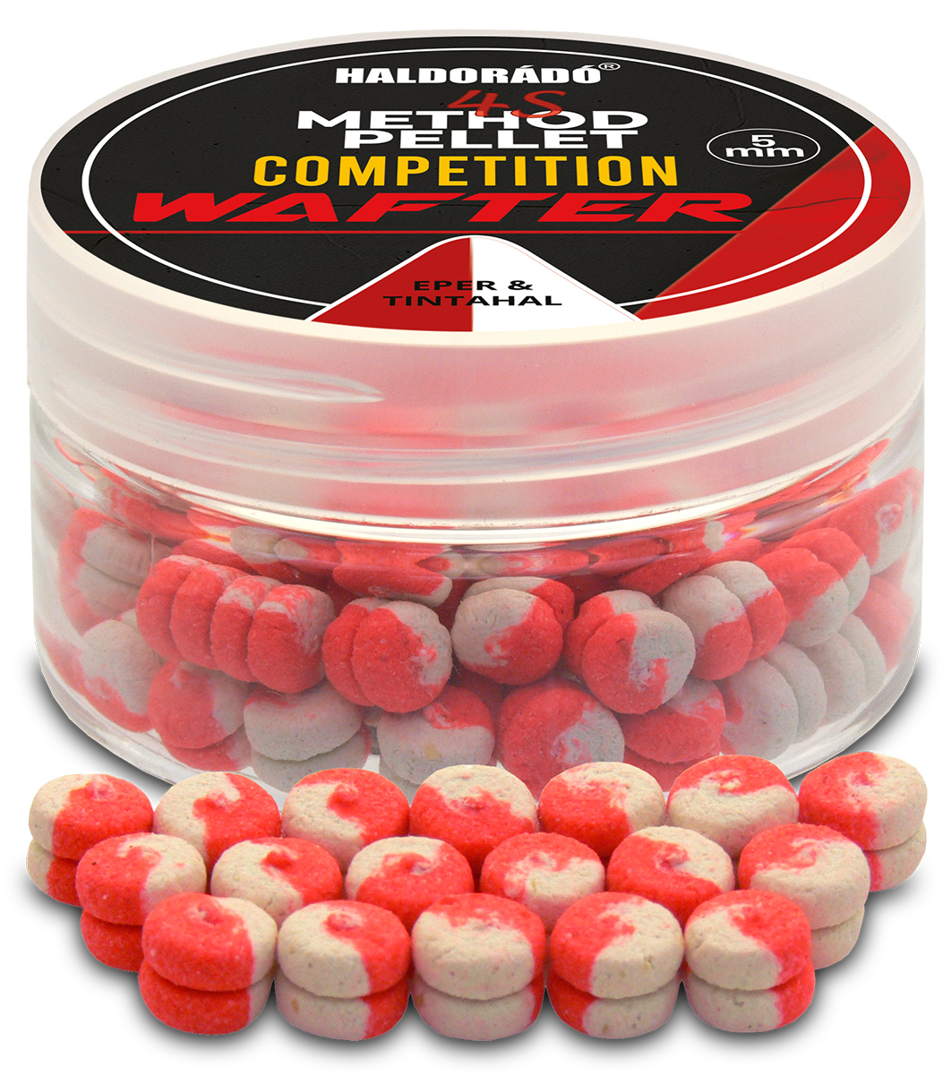 Haldorádó Pelety 4S Method Pellet Competition 30g Hmotnost: 30g, Průměr: 5mm, Příchuť: Jahoda/Chobotnice
