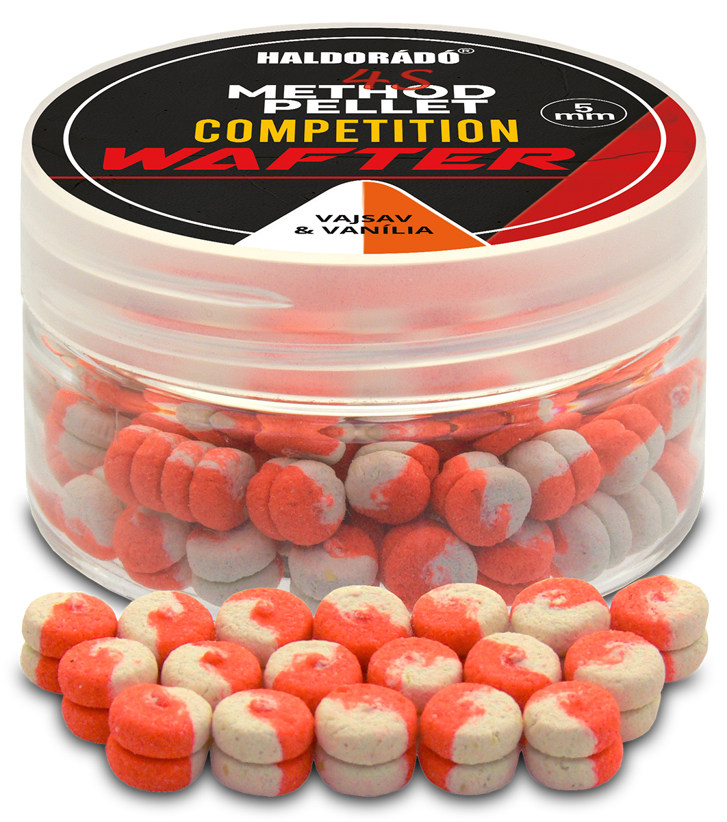 Haldorádó Pelety 4S Method Pellet Competition 30g Hmotnost: 30g, Průměr: 5mm, Příchuť: Kyselina Máselná/Vanilka