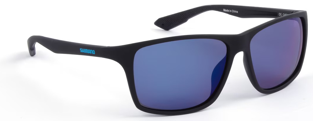 Shimano Polarizační Brýle Eyewear Technium Matte Black & Blue Mirror