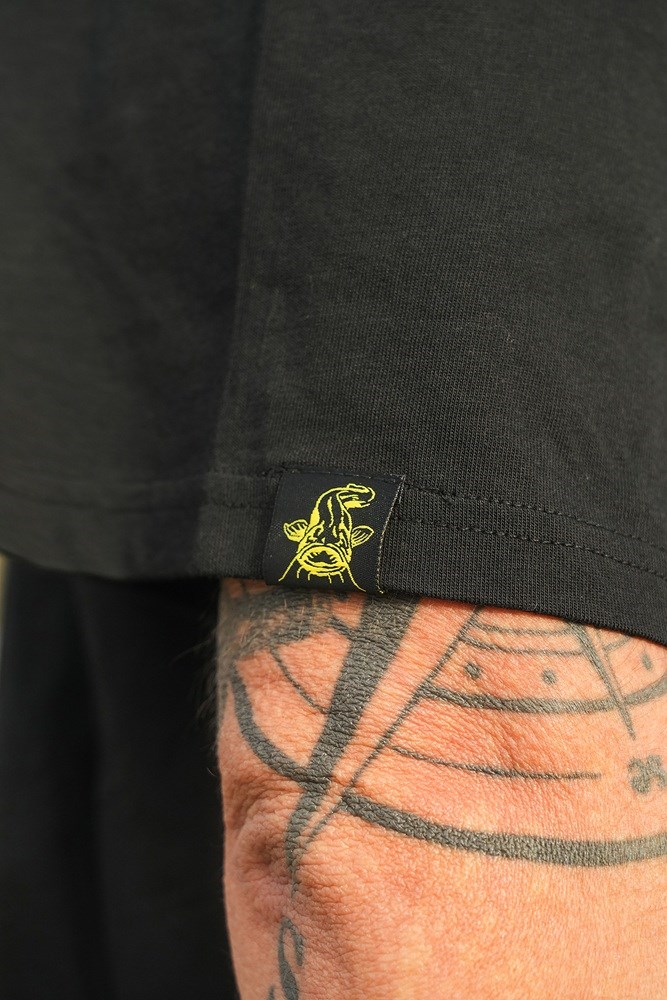 Black Cat Tričko Logo Black T-Shirt Velikost: XXL - Obrázek 6