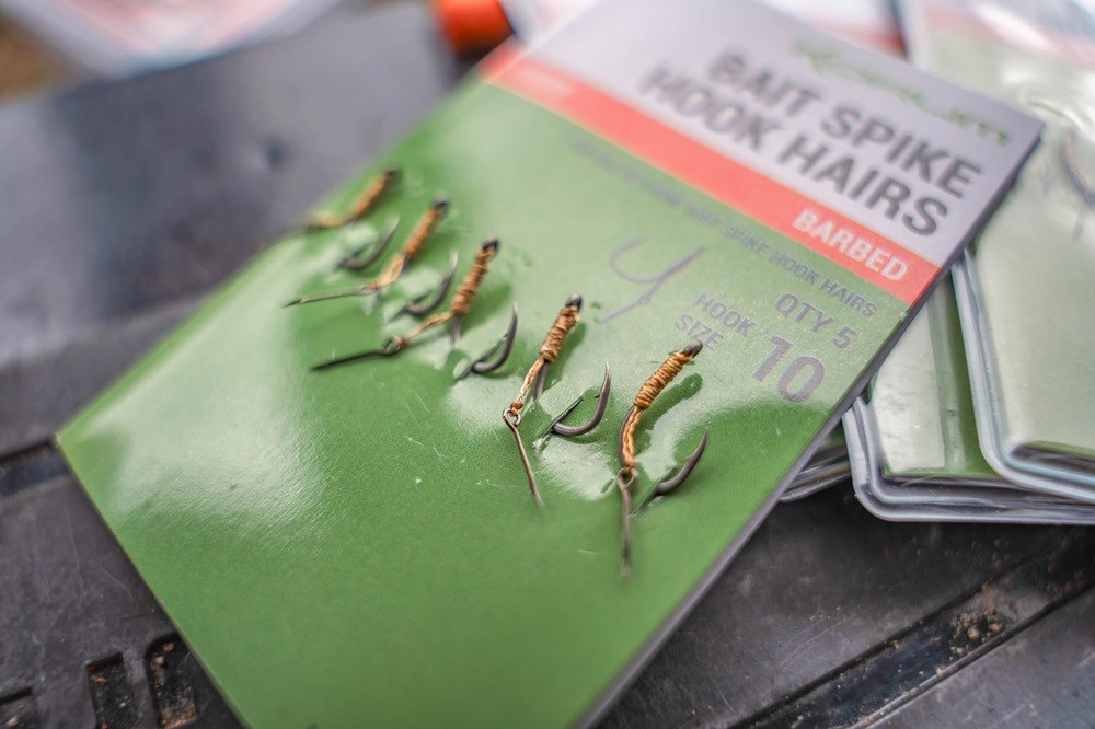 Korum Návazec Bait Spike Hook Hairs Barbed 5ks Velikost háčku: #10 (obrázek 4)