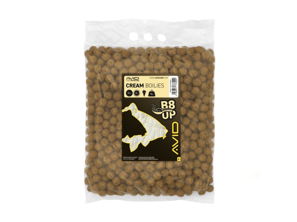 Avid Carp Boilies B8-Up Cream 5kg Hmotnost: 5kg, Průměr: 20mm
