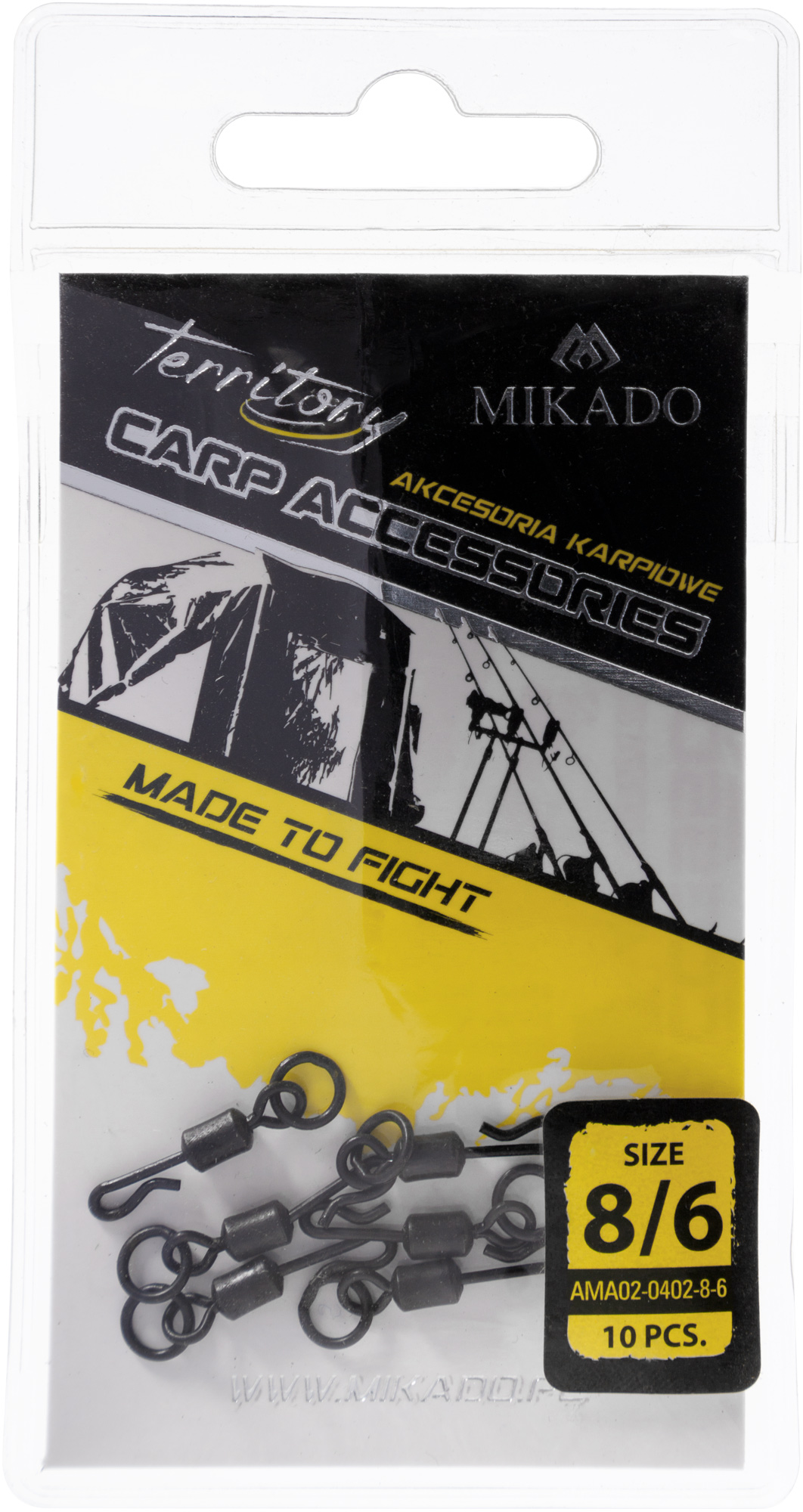 Mikado Obratlík S Kroužkem Rychlovýměnný CFL #8 10ks (obrázek 3)