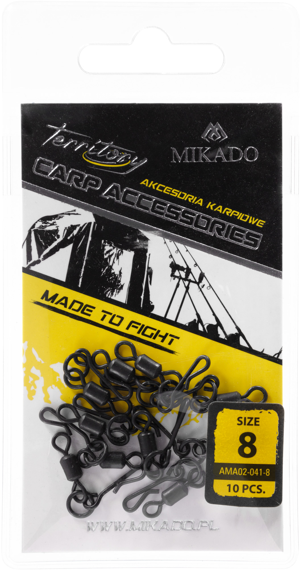 Mikado Obratlík S Kroužkem Rychlovýměnný #8 10ks (obrázek 3)