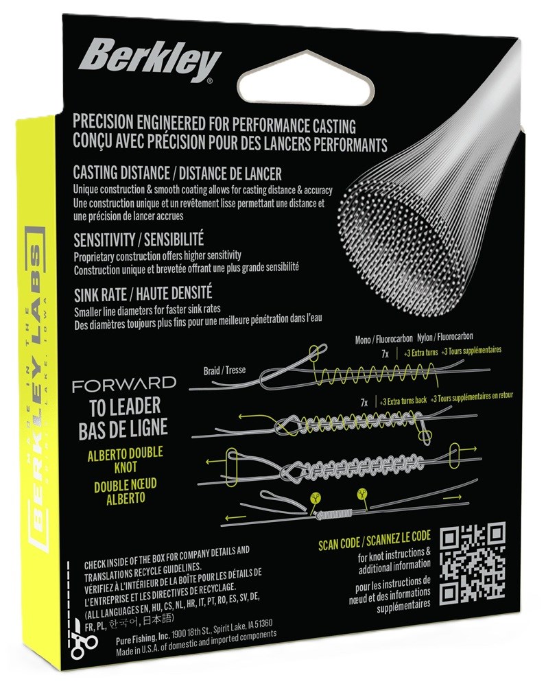 Berkley Pletená Šňůra Forward Flame Green 300m Nosnost: 6,9kg, Průměr: 0,20mm - Obrázek 3