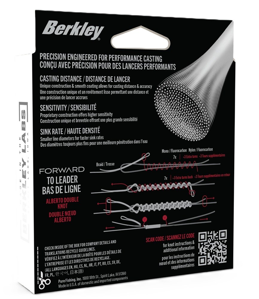 Berkley Pletená Šňůra Forward Crystal 150m Nosnost: 5,7kg, Průměr: 0,17mm - Obrázek 2