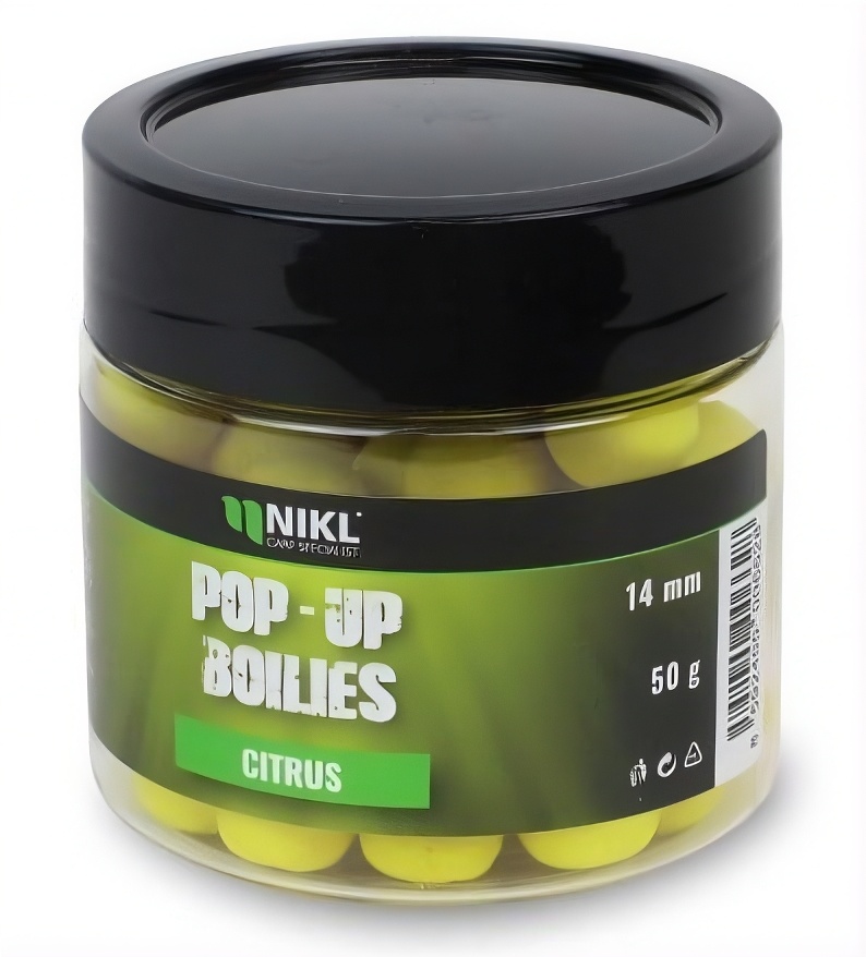 Nikl Plovoucí Boilies Citrus Varianta: 50g, Průměr: 16mm