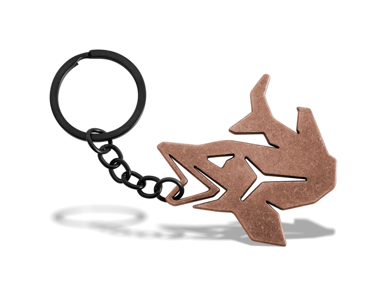 Delphin Klíčenka S Otvírákem Na Lahve Pikener Bronzová