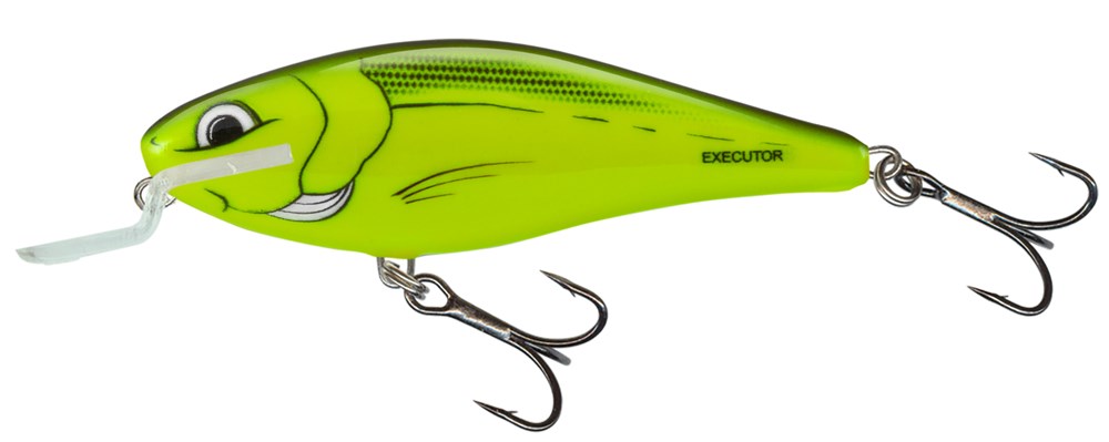 Salmo Wobler Executor Shallow Runner Chartreuse Délka: 12cm, Hmotnost: 33g, Maximální ponor: 5m
