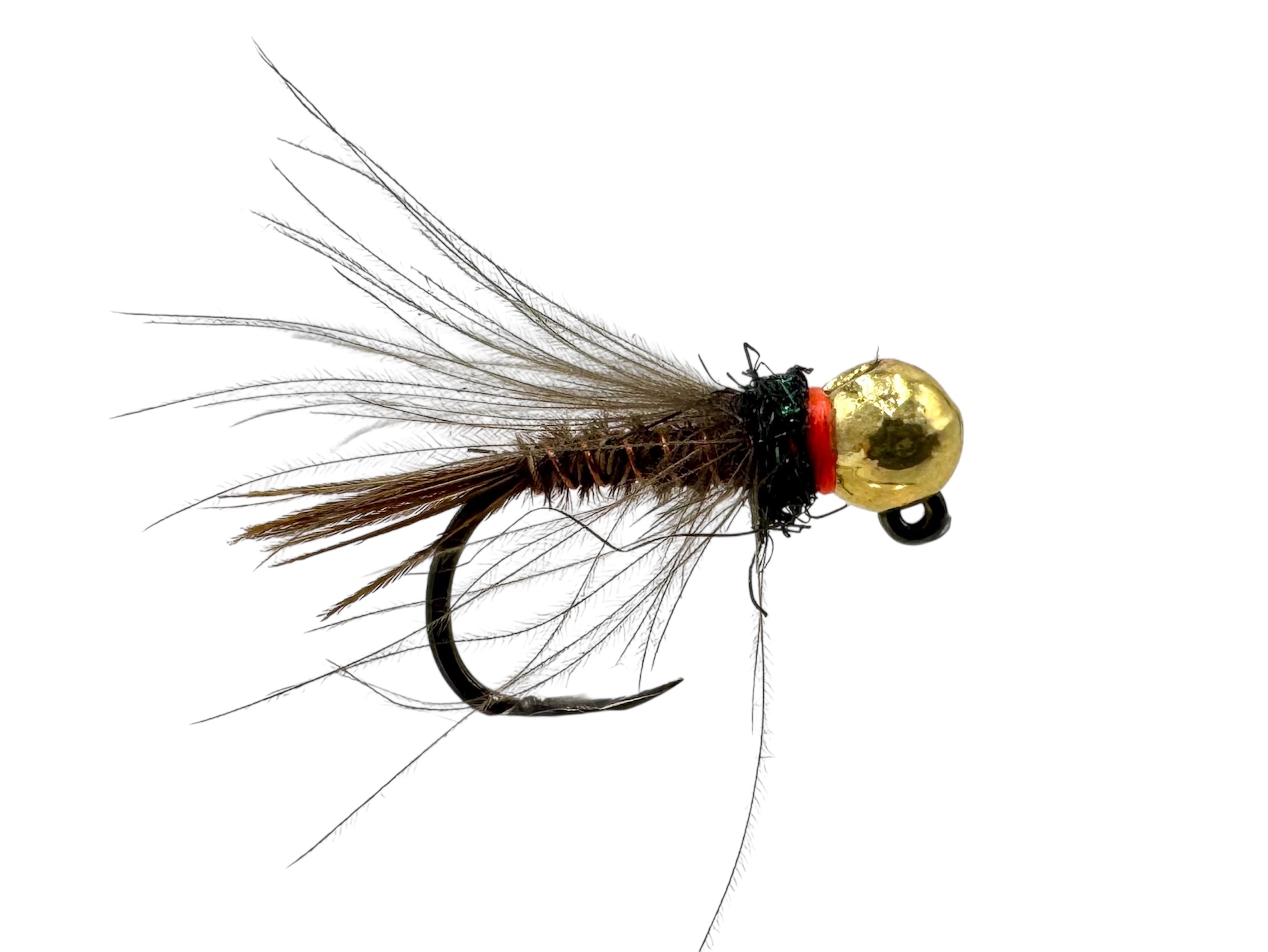 AzFishing AZ-Fishing Nymfa s Tungstenovou Hlavou Copper Tail Nymph Velikost háčku: #12, Průměr Tugnstenu: 3,8mm