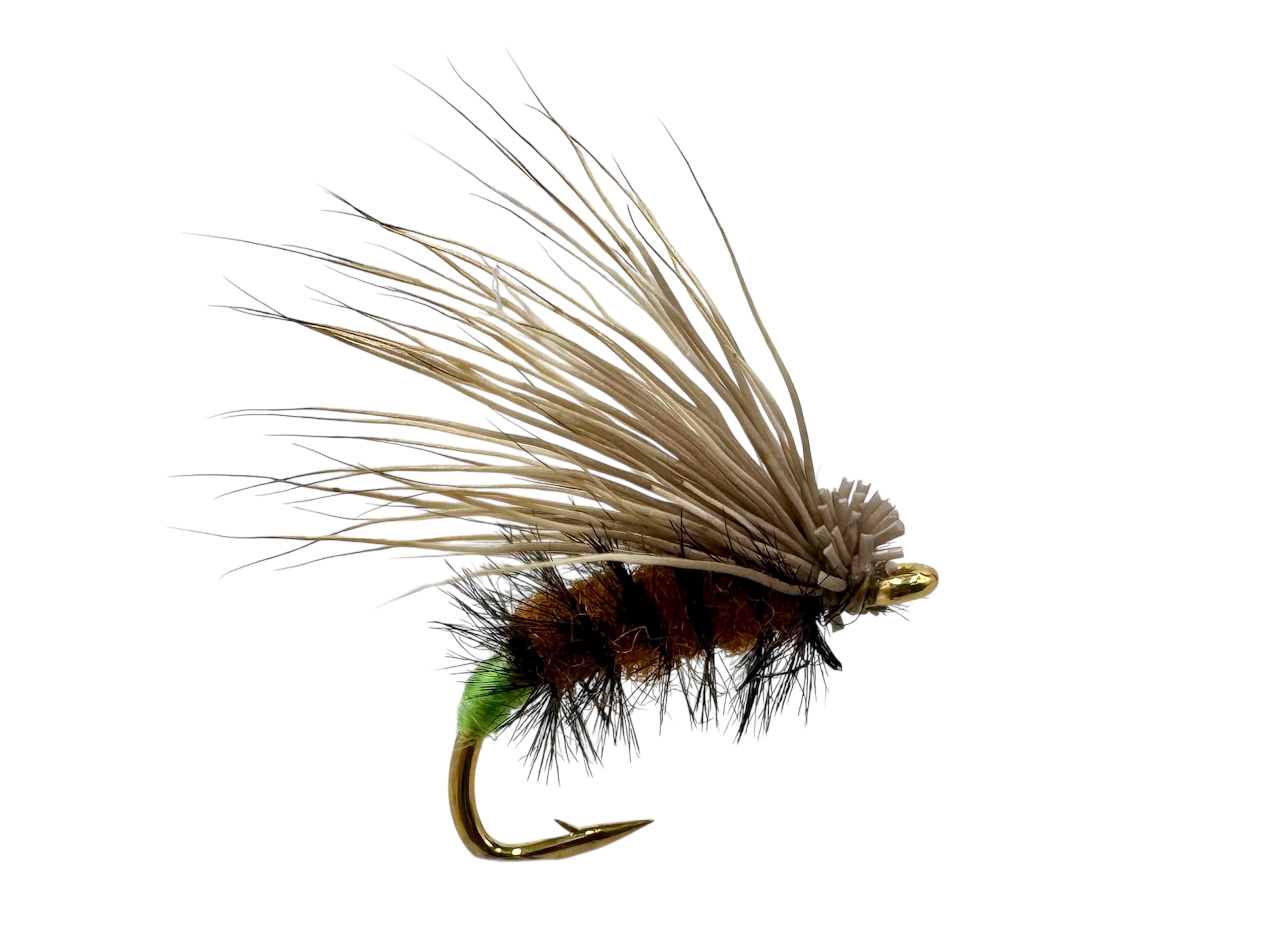 AzFishing AZ-Fishing Suchá Muška Chrostík Brown Natural