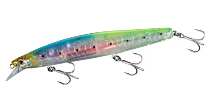 Shimano Wobler Exsence Silent Assassin Flash Boost T Clear Sardine Délka: 12,9cm, Hmotnost: 24g, Maximální ponor: 2m