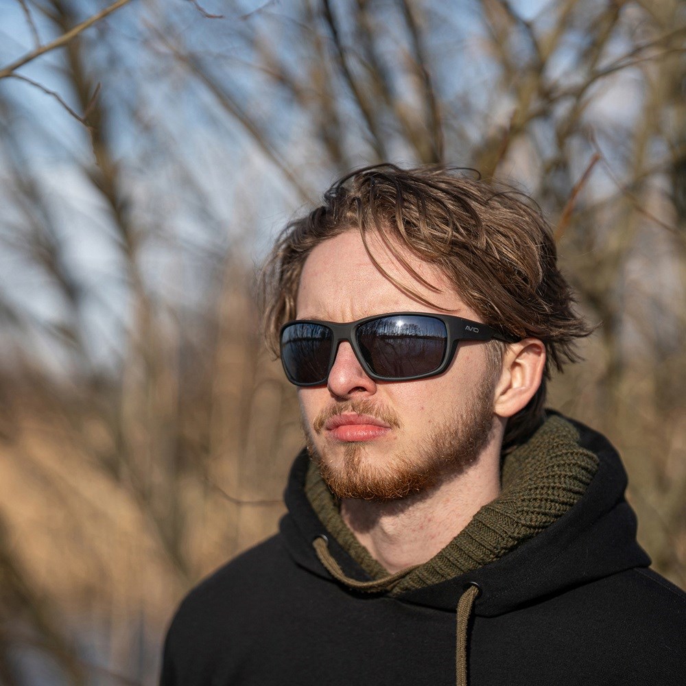 Avid Carp Polarizační Brýle SeeThru OptiWrap Polarised Sunglasses Grey Lens - Obrázek 7