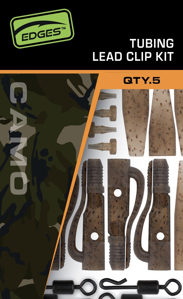 Fox Závěsky Edges Tubing Leadclip Kit 5ks Barva: Camo