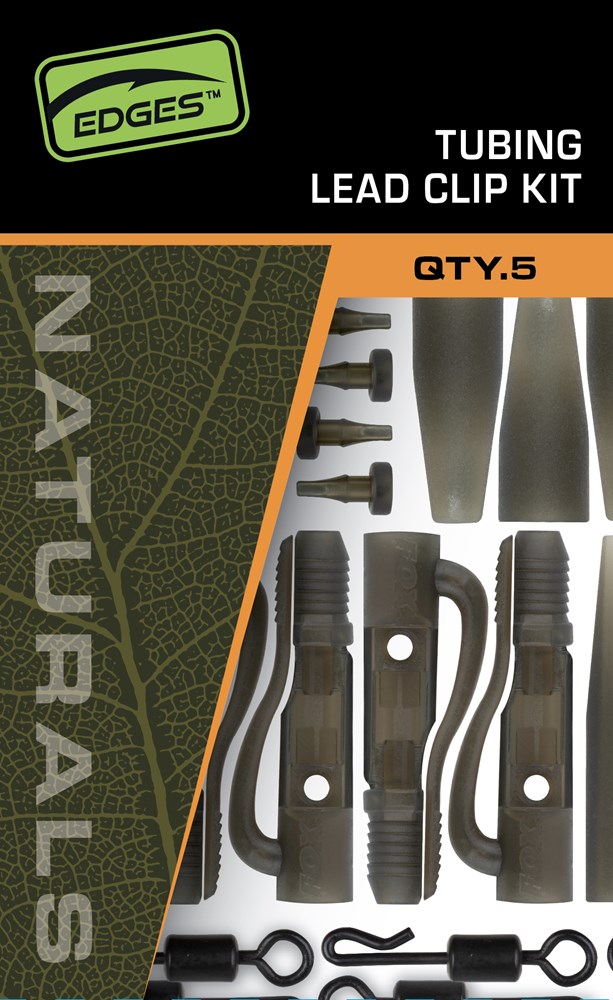 Fox Závěsky Edges Tubing Leadclip Kit 5ks Barva: Naturals