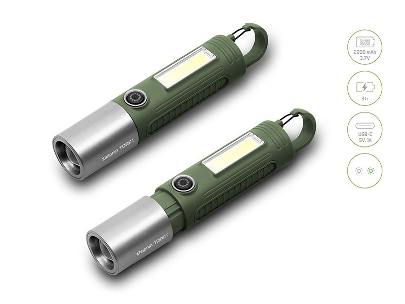 Delphin Kempingové Svítidlo Torix 2200 mAh - Obrázek 2