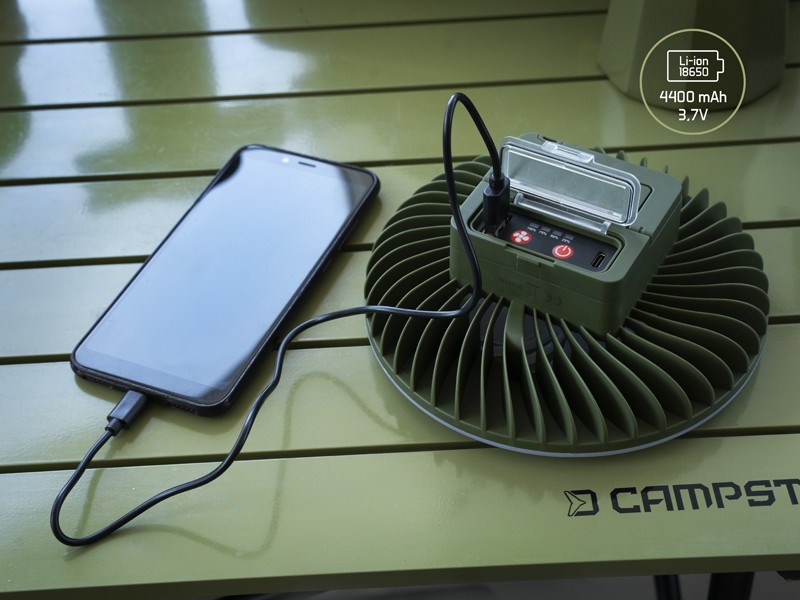 Delphin Ventilátor Se Světlem Ventix 4400 mAh (obrázek 11)