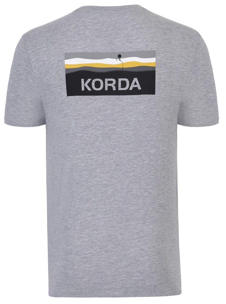 Korda Tričko Lakebed Tee Grey Velikost: L
