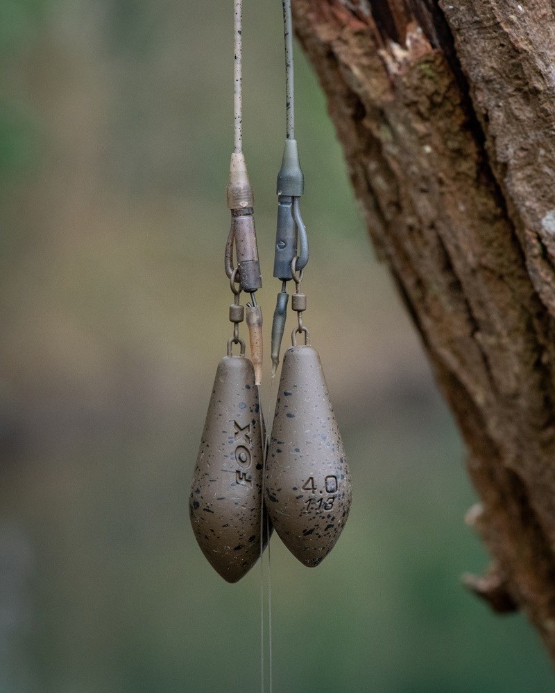 Fox Závěsky Edges Tungsten Tubing Leadclip Ready Rigs Size 7 3ks (obrázek 4)