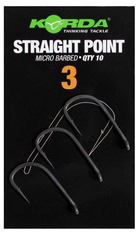 Korda Háčky Straight Point Barbed 10ks Velikost háčku: #3