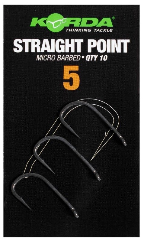Korda Háčky Straight Point Barbed 10ks Velikost háčku: #5