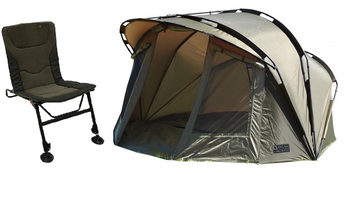 Mikado Bivak Enclave 2 Man Bivvy XL + Křeslo Zdarma
