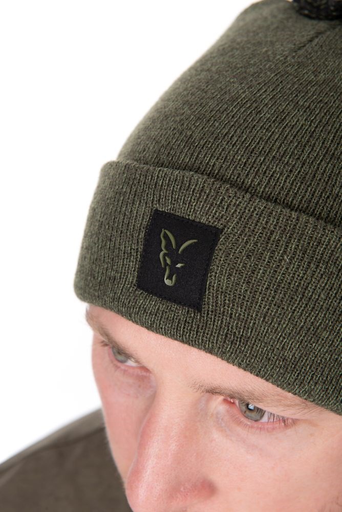 Fox Čepice Collection Bobble Hat Green Black (obrázek 5)