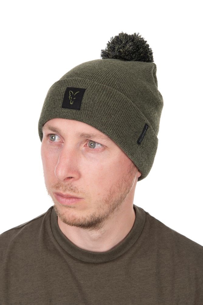 Fox Čepice Collection Bobble Hat Green Black (obrázek 3)