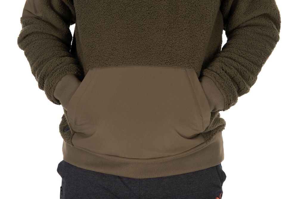 Fox Bunda Olive Sherpa Hybrid Jacket Velikost: M (obrázek 9)