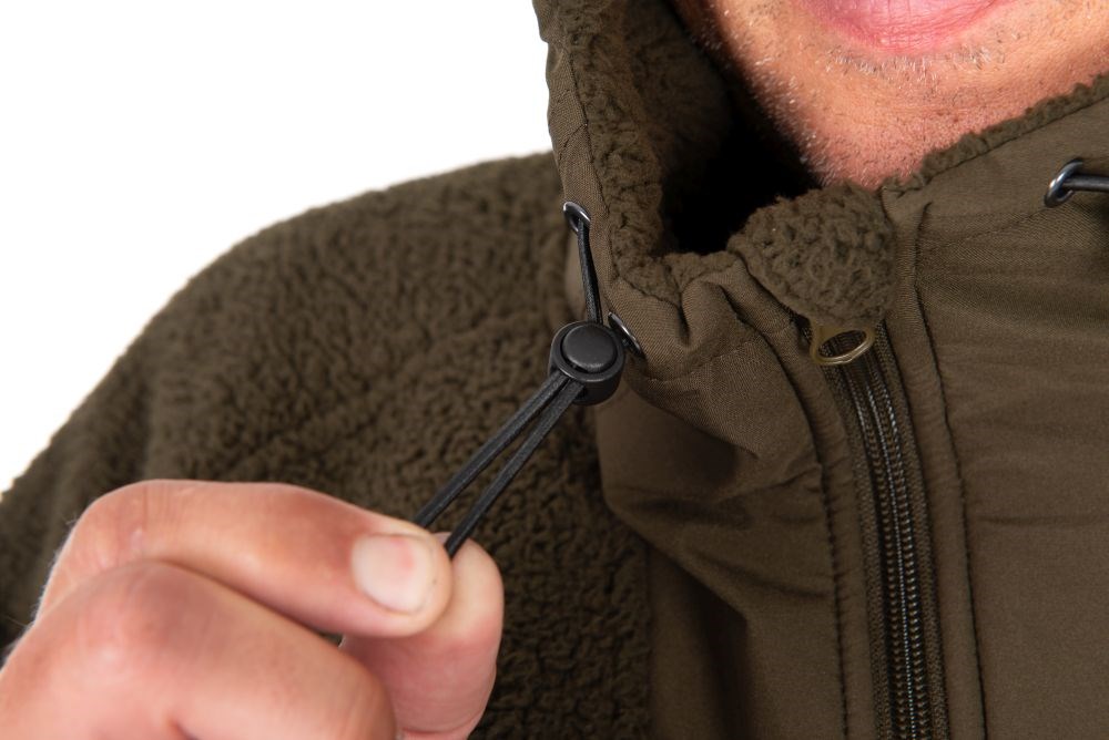 Fox Bunda Olive Sherpa Hybrid Jacket Velikost: M (obrázek 8)