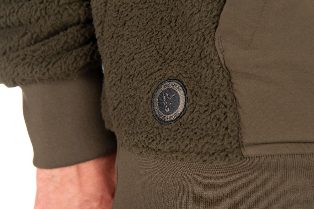 Fox Bunda Olive Sherpa Hybrid Jacket Velikost: M (obrázek 11)