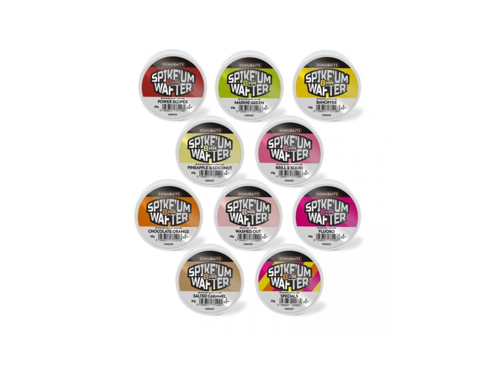 Sonubaits Neutrálně Vyvážená Nástraha Spike'um Wafters Specials Hmotnost: 40g, Průměr: 8mm - Obrázek 2
