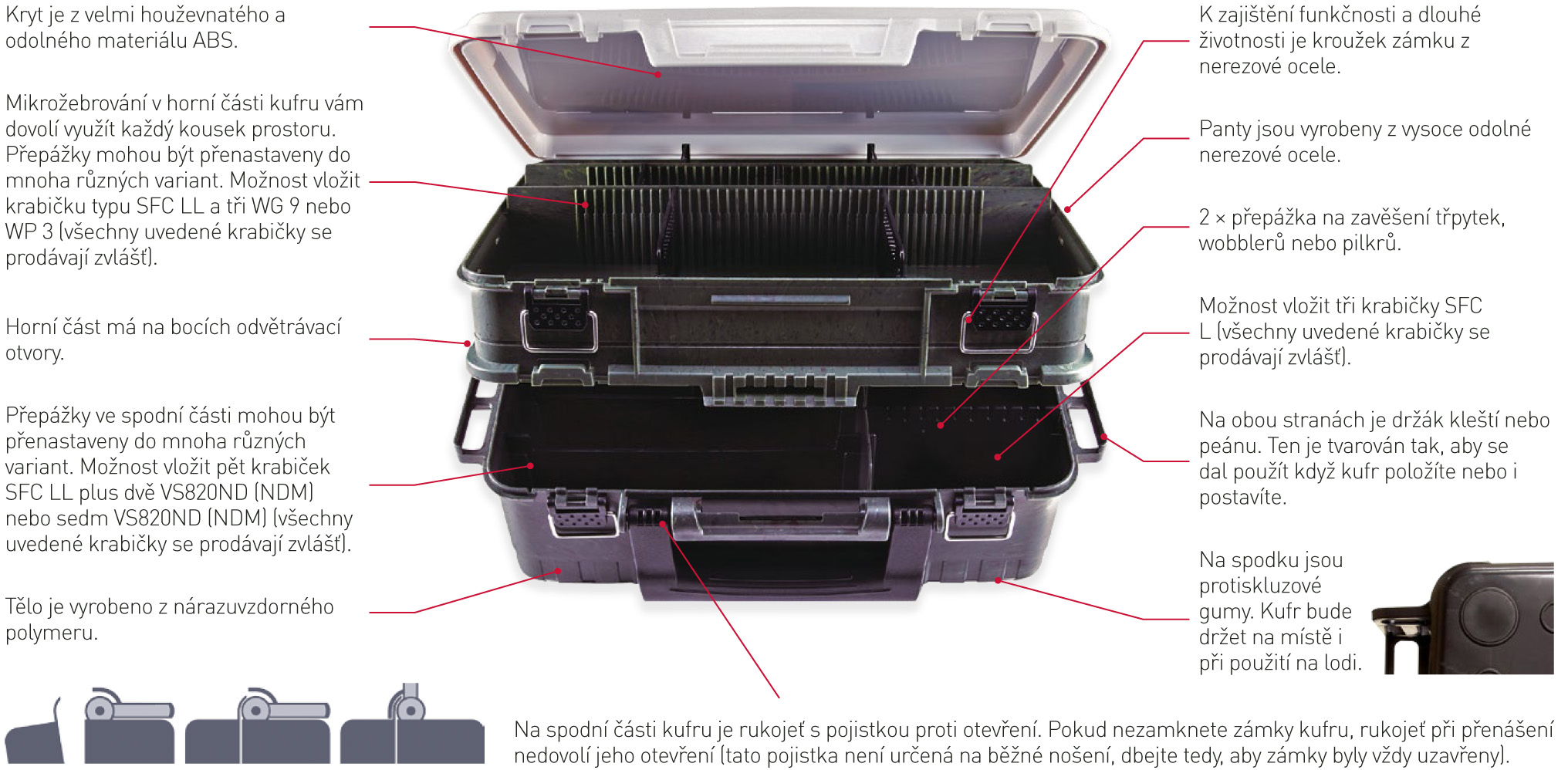 Versus Kufr VS 3078 Černý - Obrázek 2