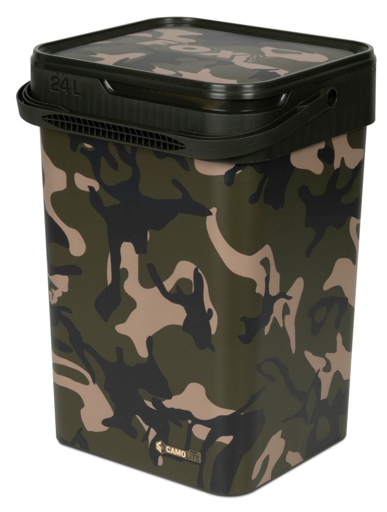 Fox Kbelík Plastový Camo Bucket Objem: 6L (obrázek 5)