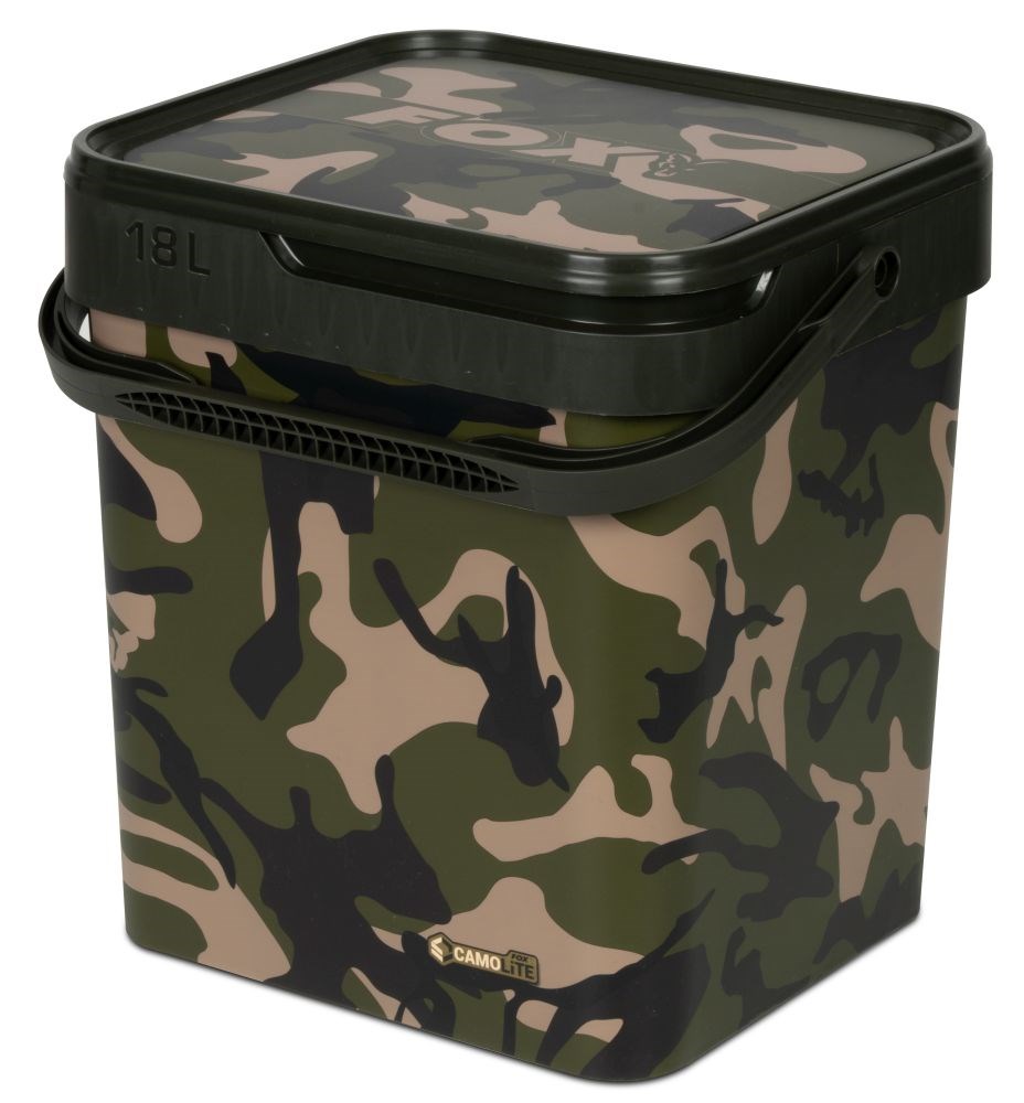 Fox Kbelík Plastový Camo Bucket Objem: 6L (obrázek 4)