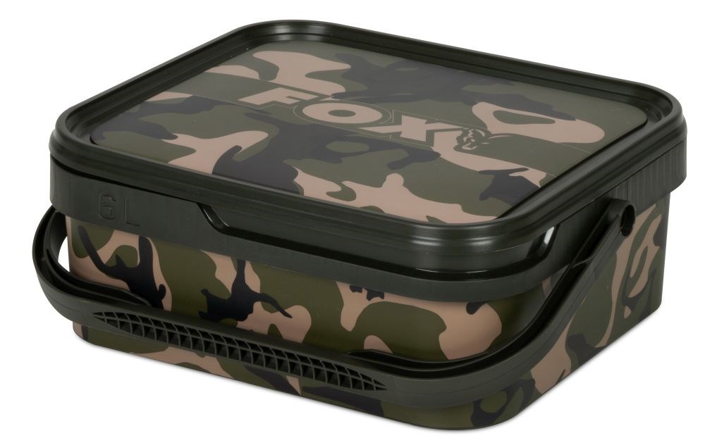 Fox Kbelík Plastový Camo Bucket Objem: 6L