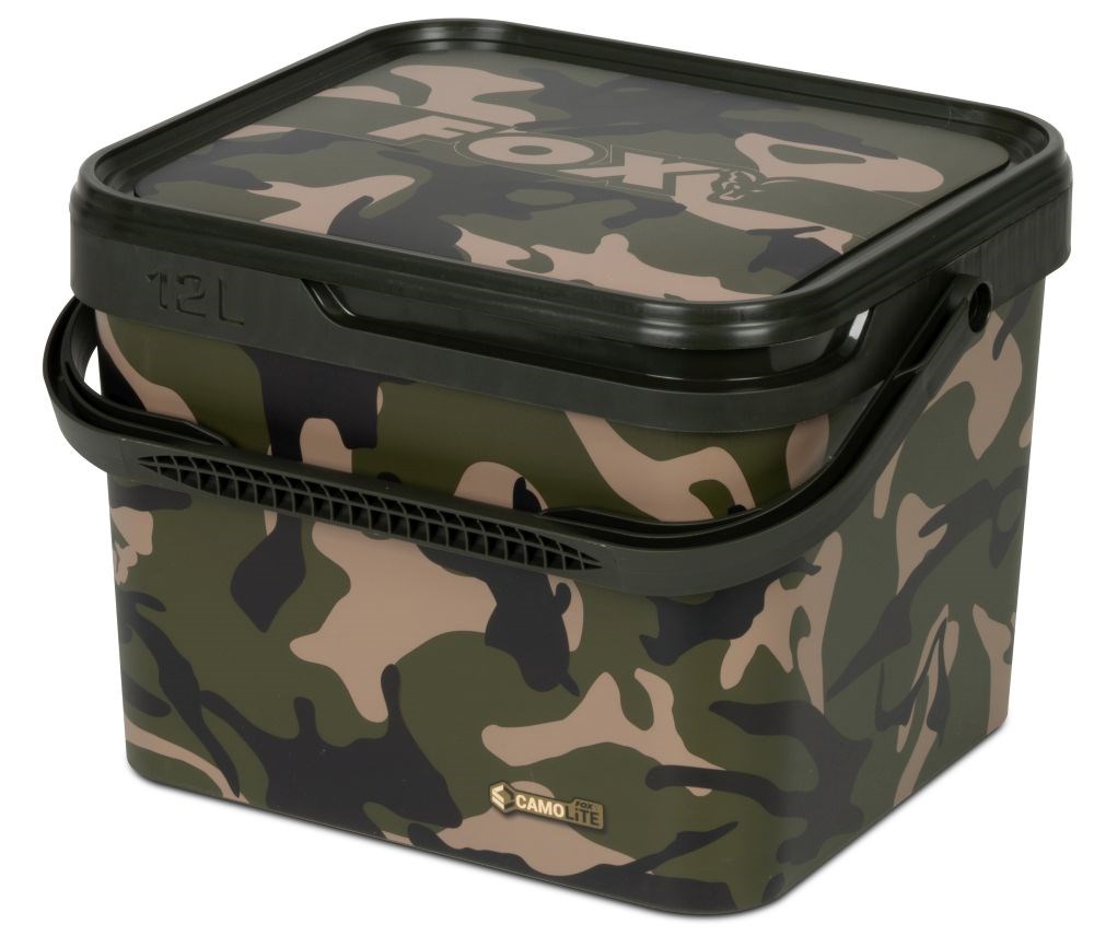 Fox Kbelík Plastový Camo Bucket Objem: 6L (obrázek 3)