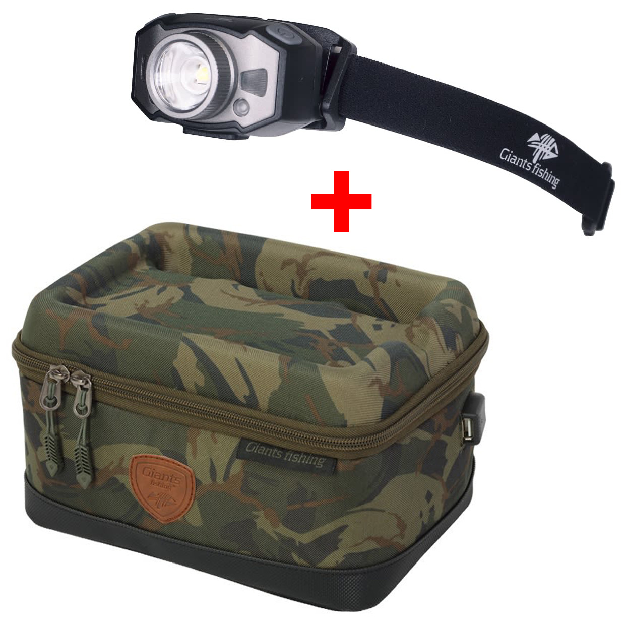 Giants Fishing Čelovka Headlamp LED Deluxe 300 + Pouzdro Na Elektroniku Medium - Obrázek 7