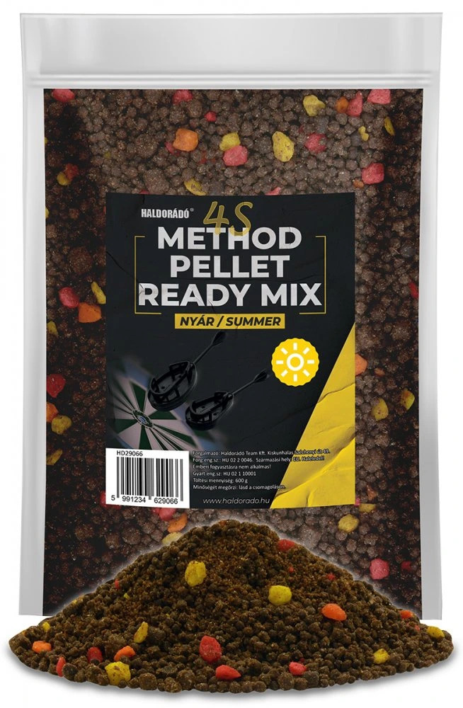 Haldorádó Pelety 4S Method Pellet Ready Mix 2-4mm 600g Varianta: Jaro, Hmotnost: 600g, Průměr: 2-4mm - Obrázek 2