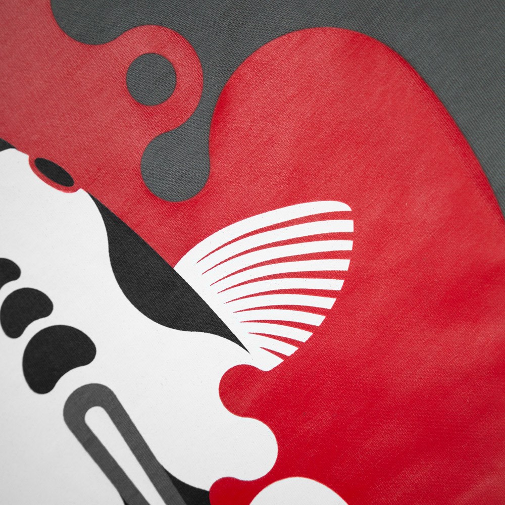 Kumu Tričko Rising Sun Šedé Velikost: XXXXL - Obrázek 4