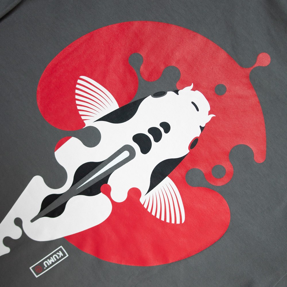 Kumu Tričko Rising Sun Šedé Velikost: XXXXL - Obrázek 3