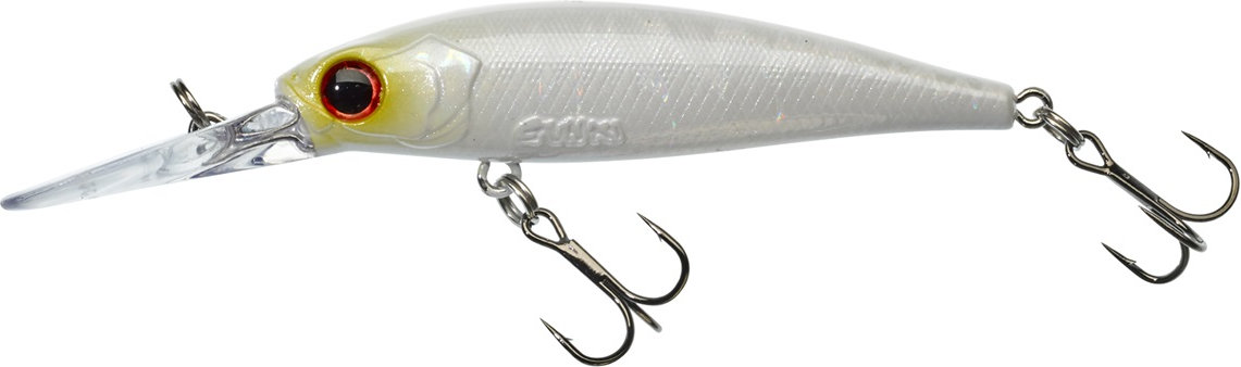 Gunki Wobler Knifehead SP DR Pearl White Délka: 7,5cm, Hmotnost: 9,3g, Maximální ponor: 2,5m