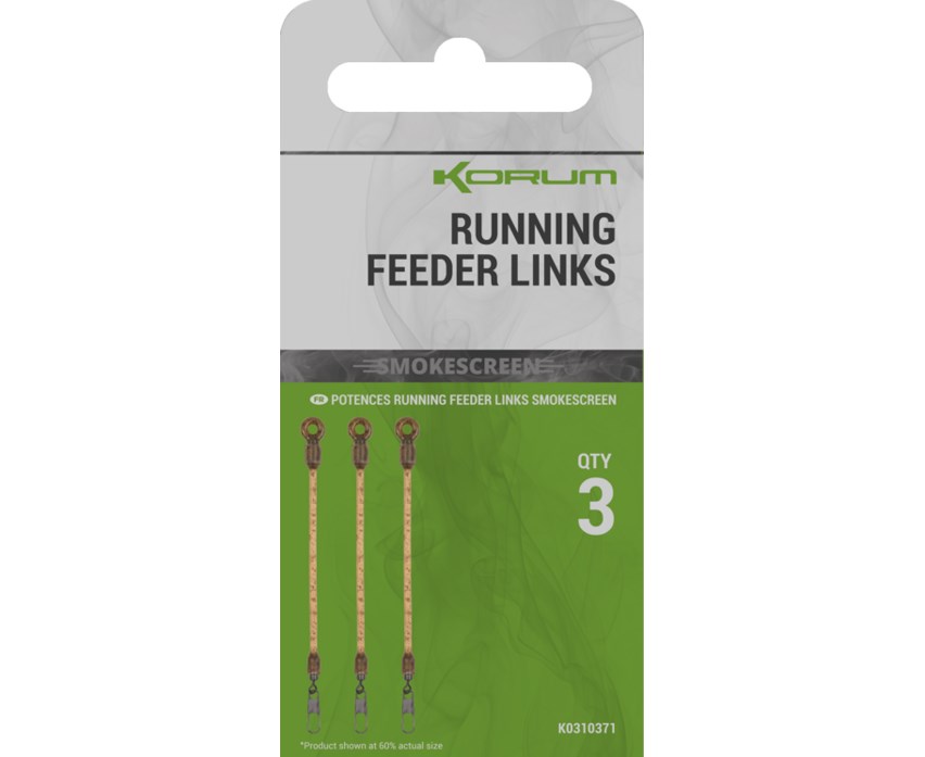 Korum Montáž Smokescreen Running Feeder Links 3ks
