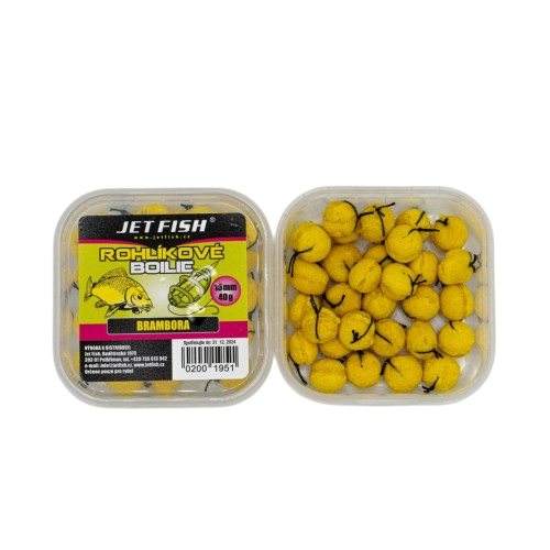 Jet Fish Rohlíkové Boilie Brambora Hmotnost: 40g, Průměr: 15mm