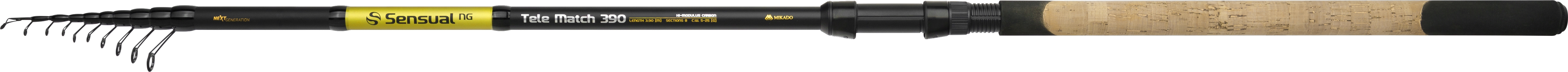 Mikado Prut Sensual N.G. Tele Match 3,9m 5–25 g 8-díl