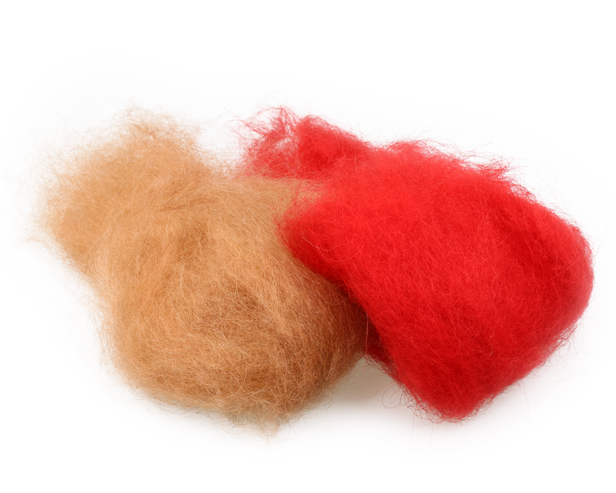 Sybai Ovčí Srst Icelandic Sheep Hair Fluo Orange 6g (obrázek 5)