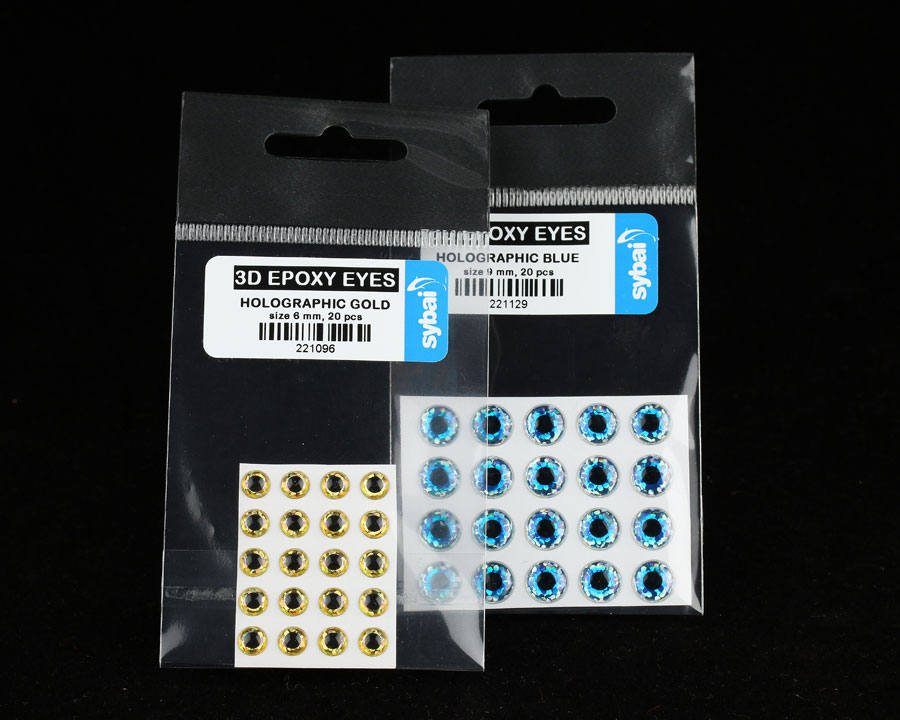 Sybai Epoxidové Oči 3D Epoxy Eyes Holographic Blue Průměr: 2,6mm (obrázek 4)